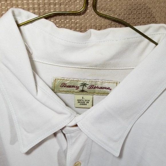 Tommy Bahama Silk Casual Long Sleeve Shirt Large - Picture 3 of 8